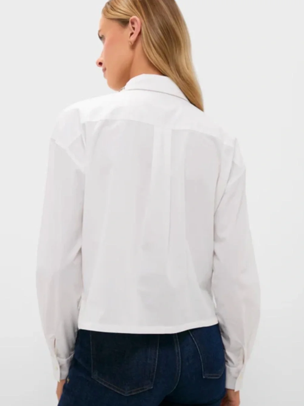 Tuckernuck White Button-Down with Jeweled Collar - Picture 3 of 9